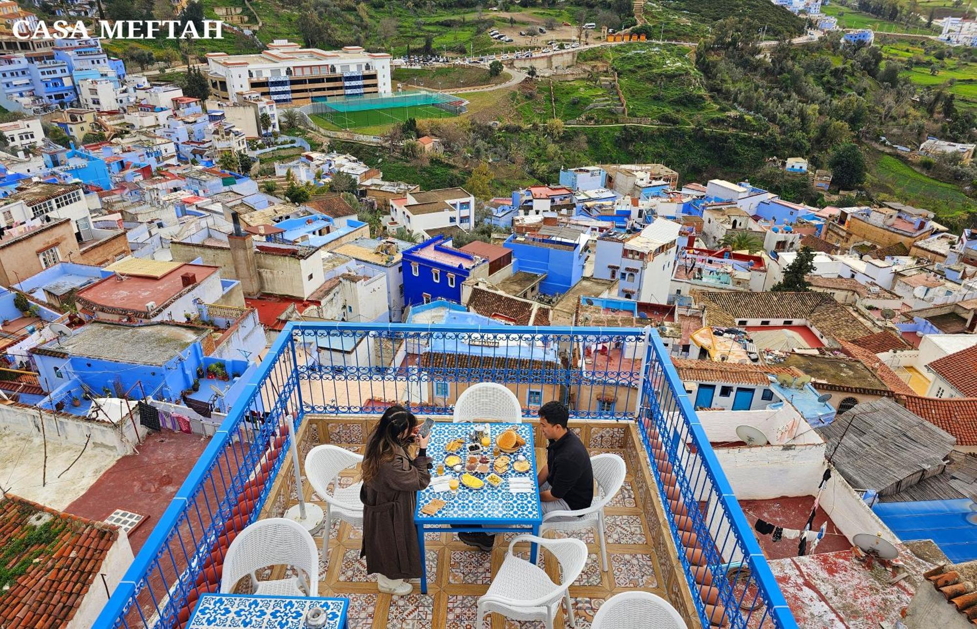 شقة Casa Meftah Blue شفشاون المظهر الخارجي الصورة