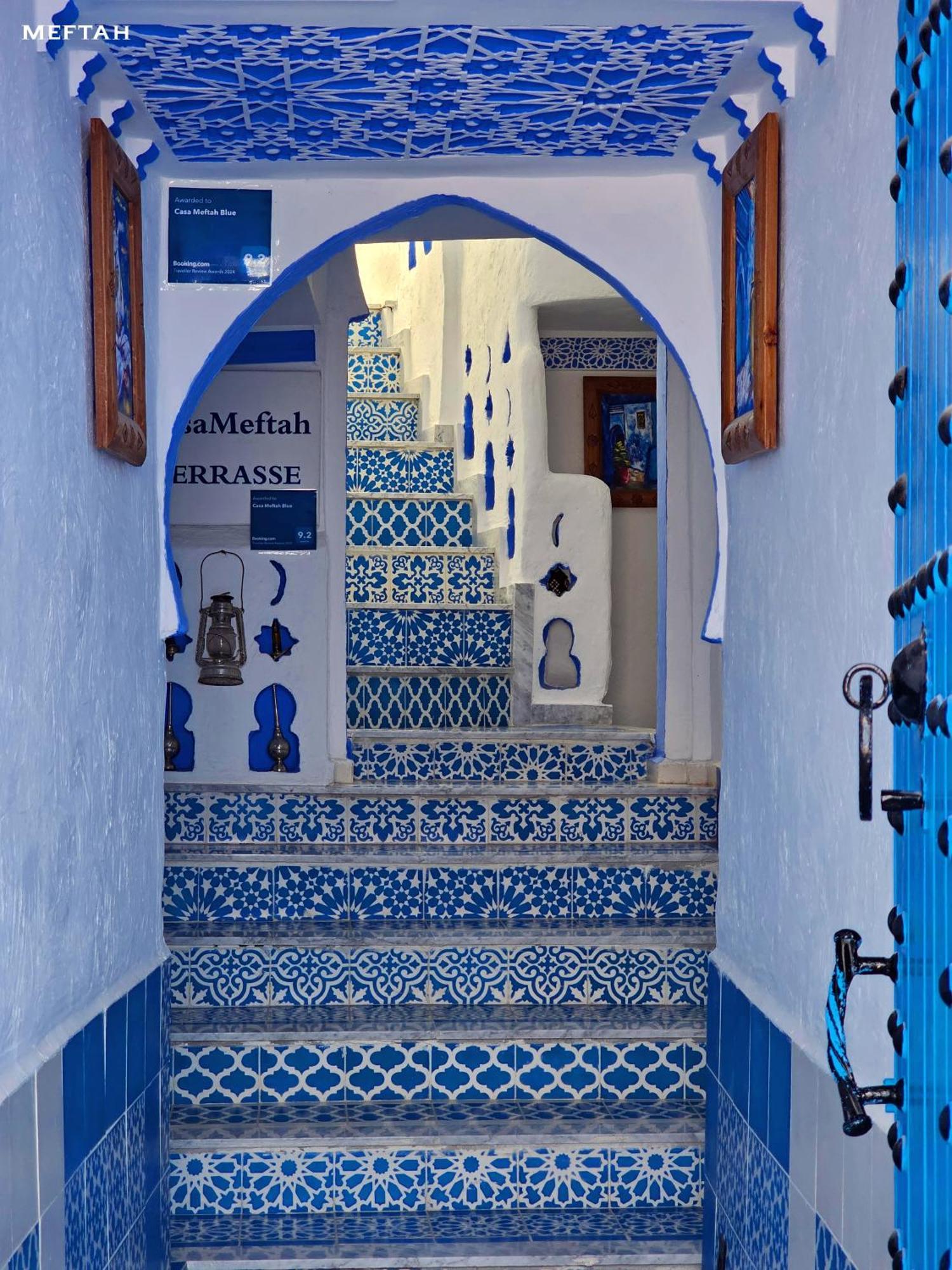 شقة Casa Meftah Blue شفشاون المظهر الخارجي الصورة