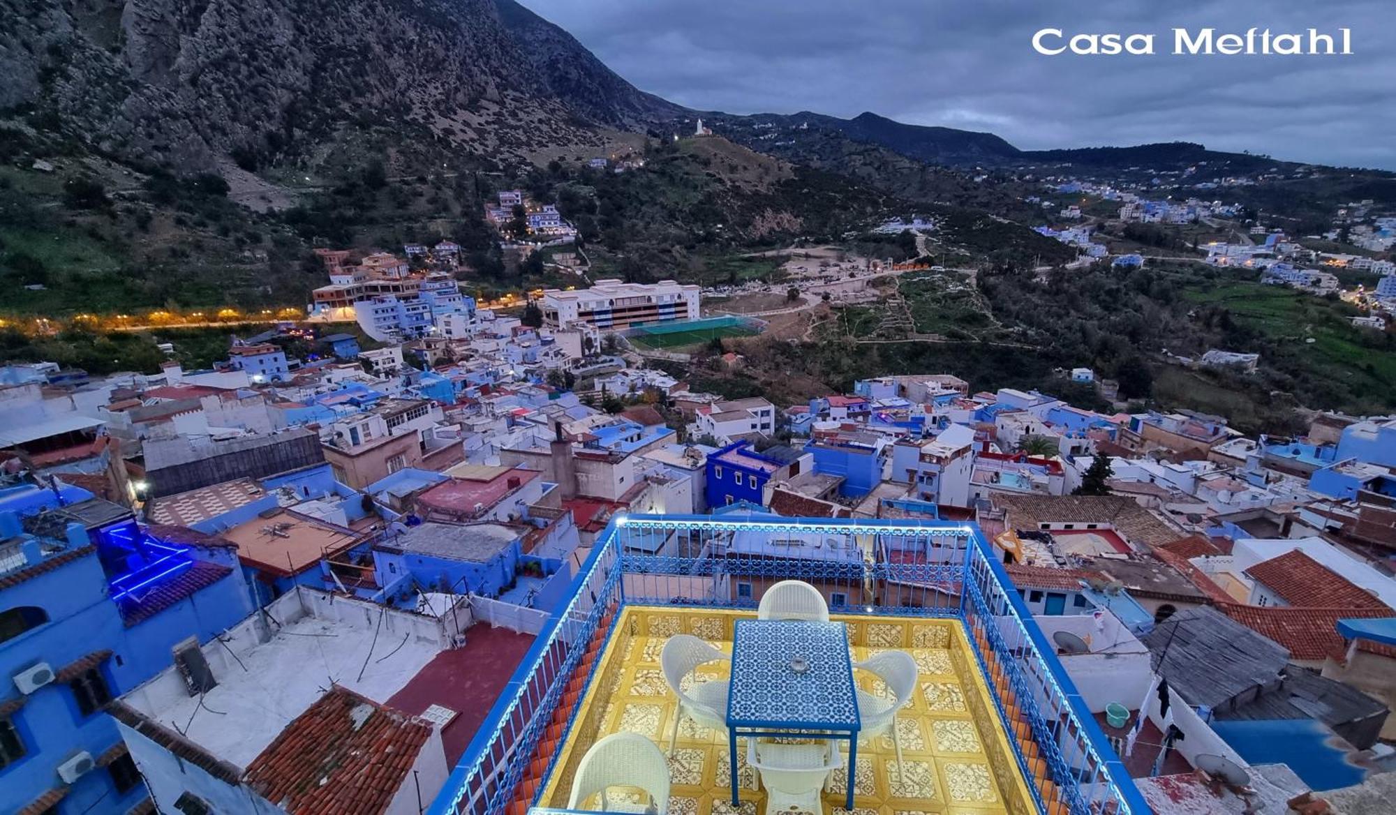 شقة Casa Meftah Blue شفشاون المظهر الخارجي الصورة