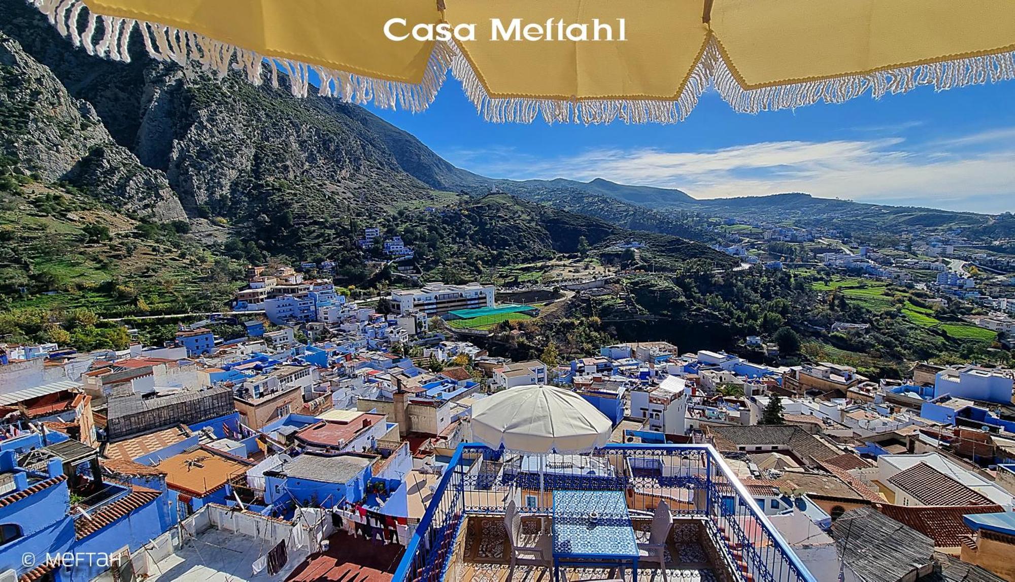 شقة Casa Meftah Blue شفشاون المظهر الخارجي الصورة