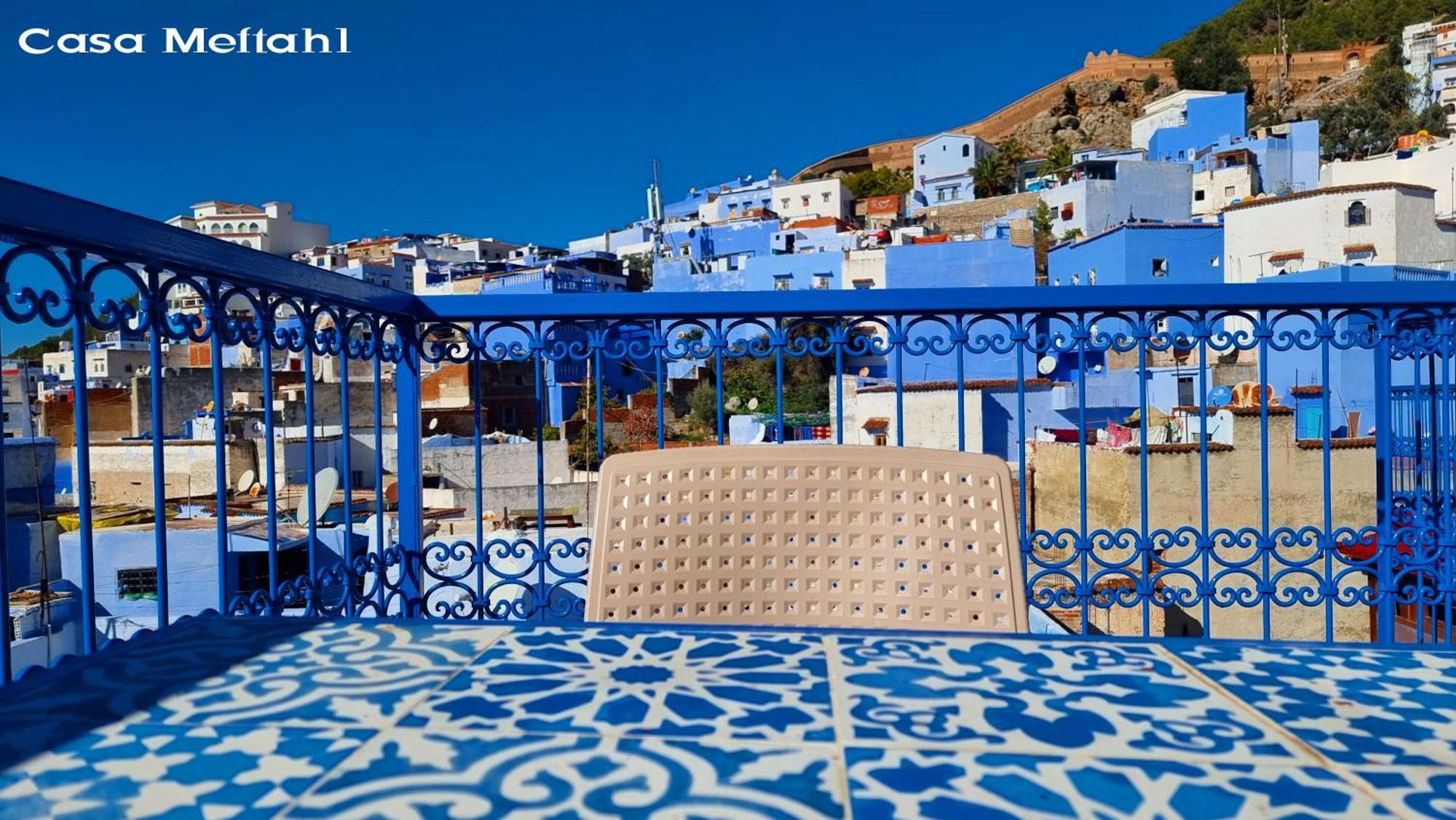 شقة Casa Meftah Blue شفشاون المظهر الخارجي الصورة