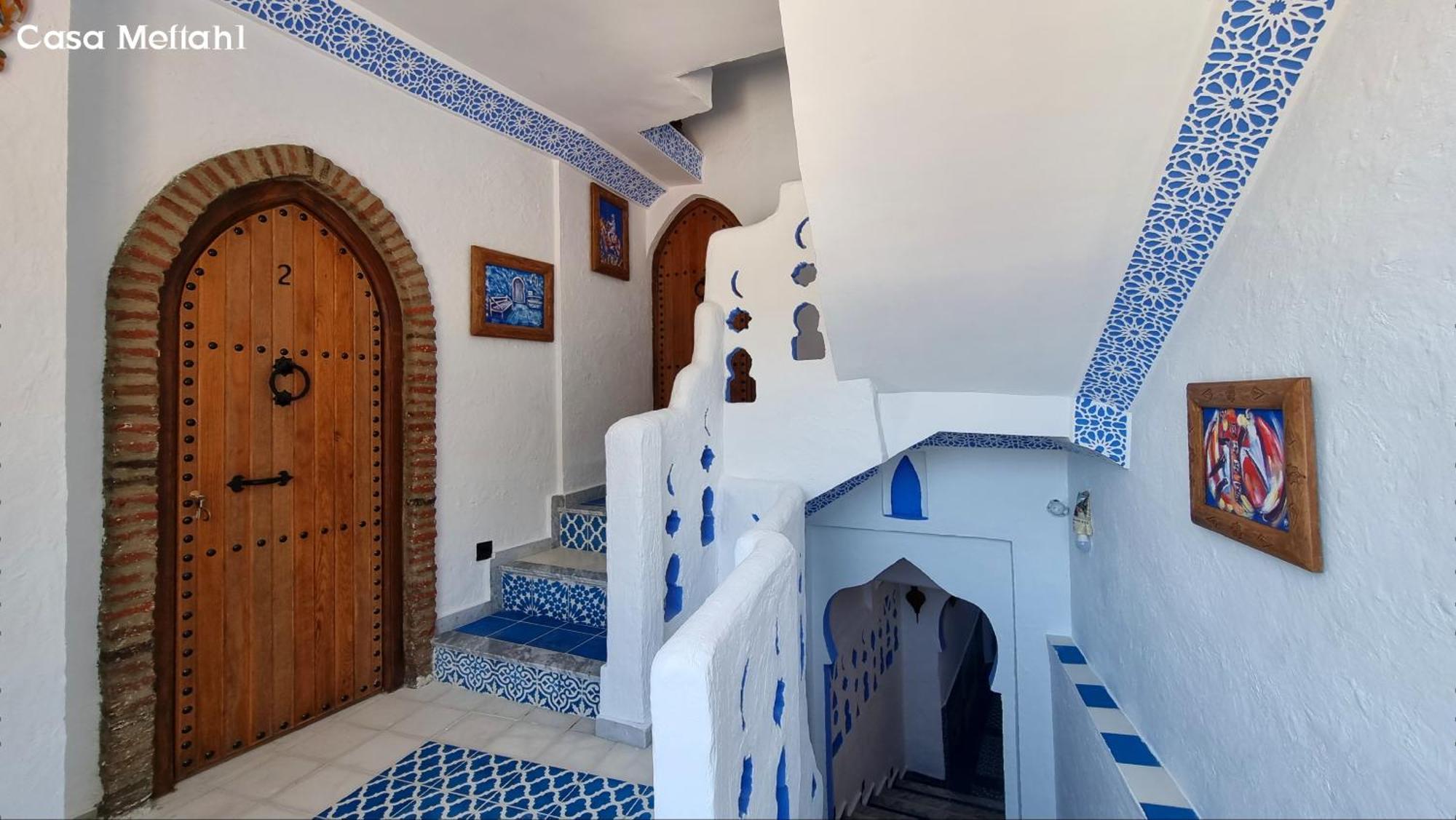 شقة Casa Meftah Blue شفشاون المظهر الخارجي الصورة