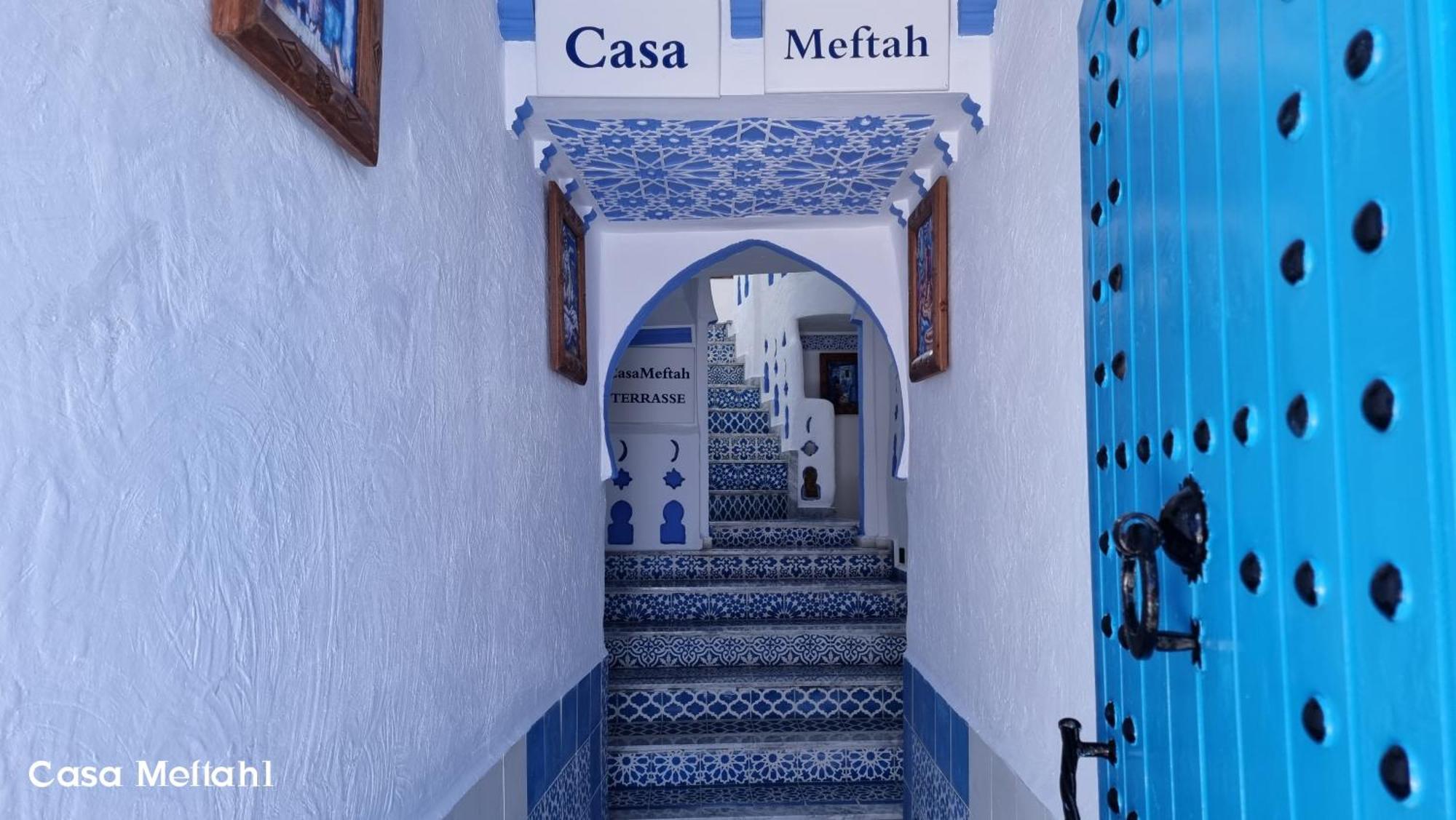 شقة Casa Meftah Blue شفشاون المظهر الخارجي الصورة
