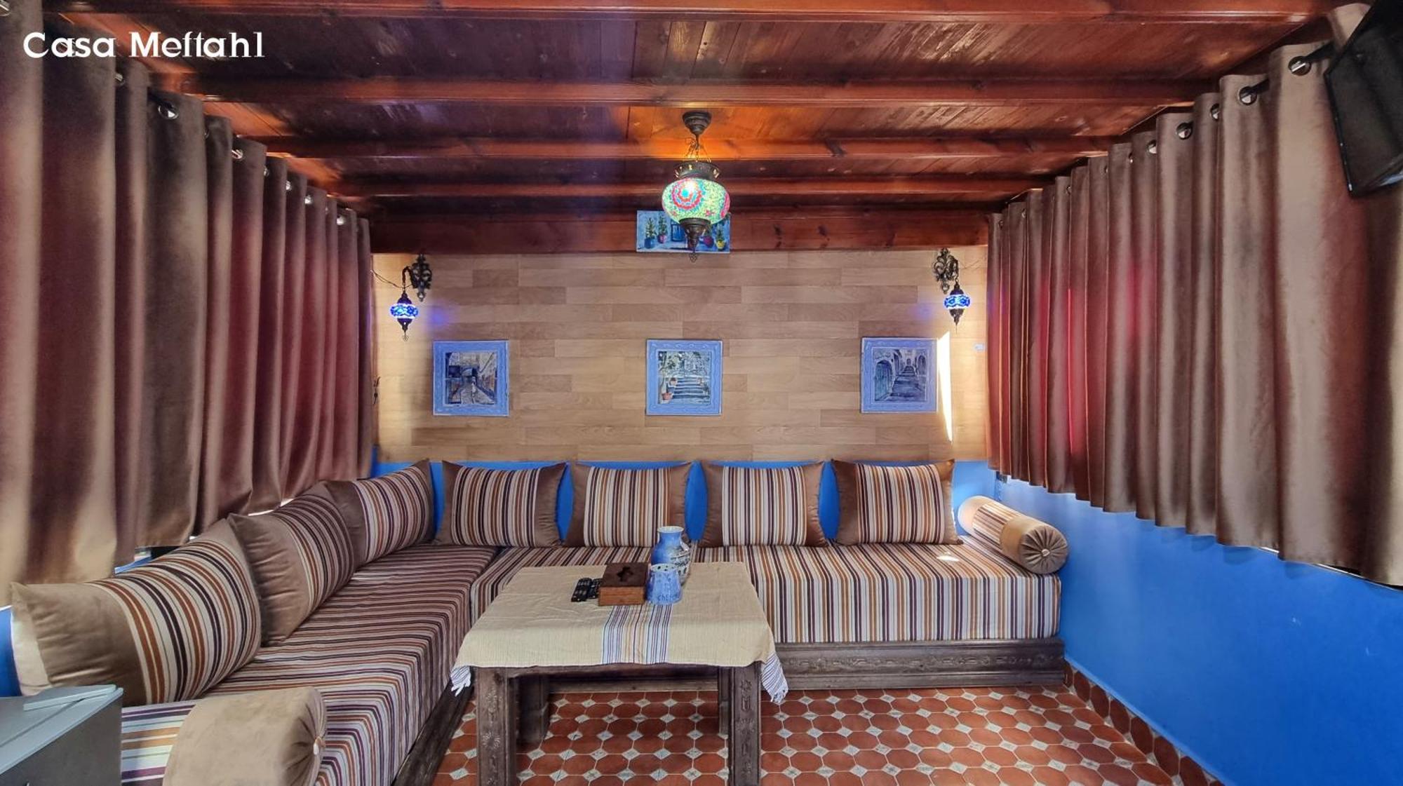 شقة Casa Meftah Blue شفشاون الغرفة الصورة