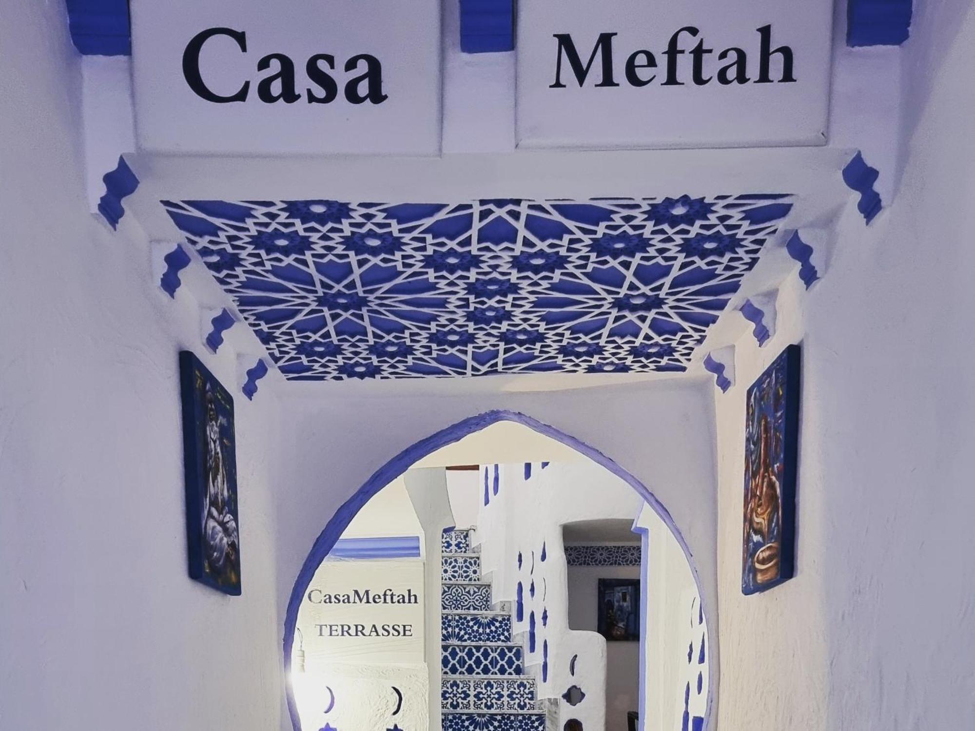 شقة Casa Meftah Blue شفشاون الغرفة الصورة
